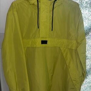 Zara Men's Vibrant Yellow Windbreaker